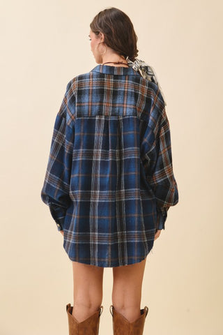 Elsa Plaid Flannel Top