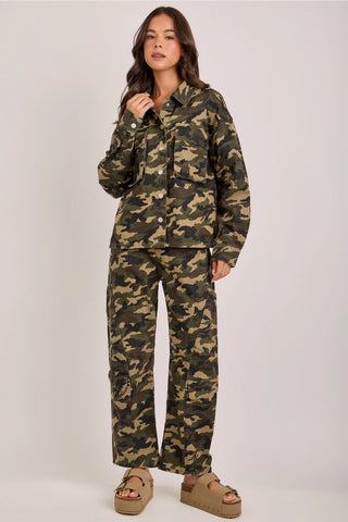 Jennifer Camouflage Cargo pants