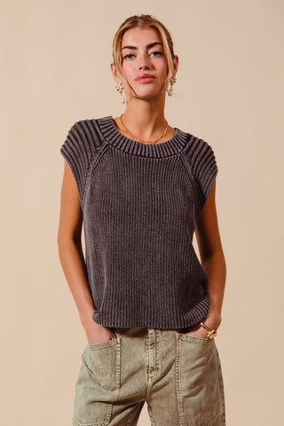 Juniper Mineral Washed Sweater