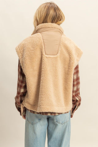 Aspen Oversized Sherpa Vest