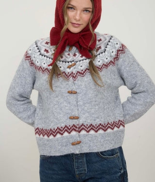 Finley Faire Isle Cardigan Sweater