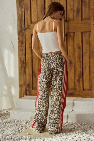 Striped Leopard Pants