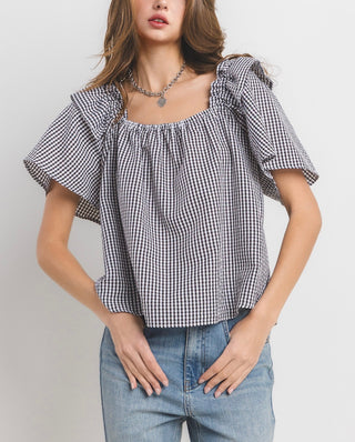 Check It Gingham Top