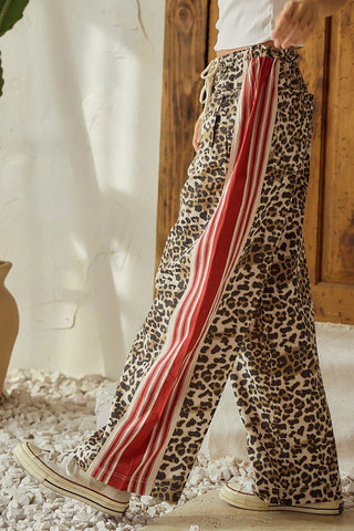 Striped Leopard Pants