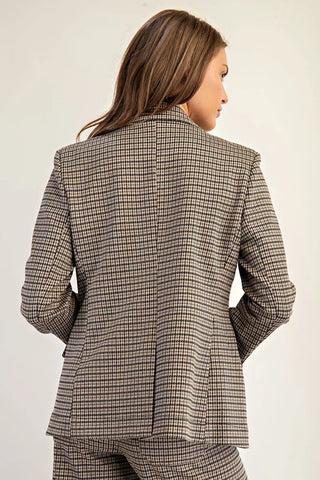 Neecy Houndstooth Blazer