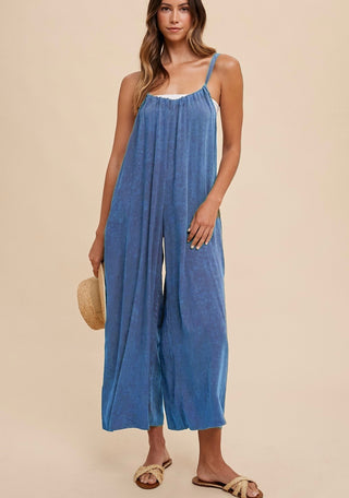 Making Waves Mineral Washed Jumpsuit
