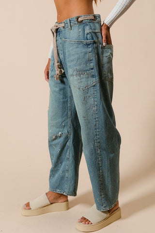 Livin In It Barrel Jeans