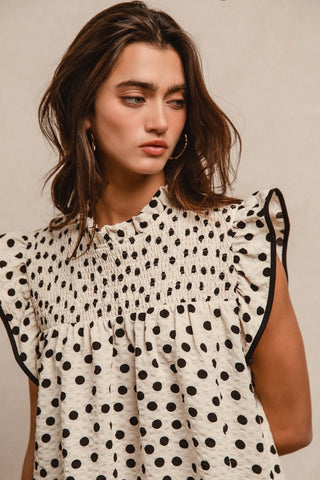 Eloise Ruffle Top