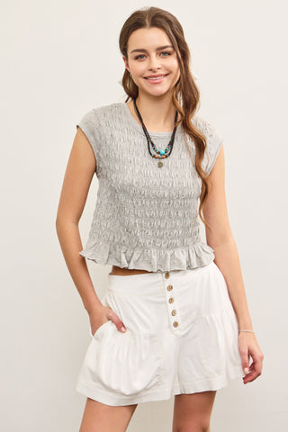 June Smocked Top