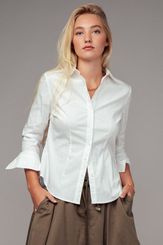 Rowe Button Down Top