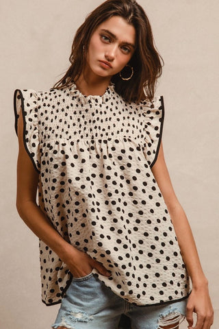 Eloise Ruffle Top