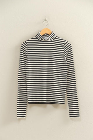 Sawyer Striped Turtleneck
