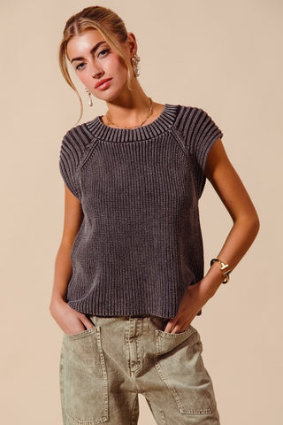 Juniper Mineral Washed Sweater
