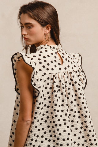 Eloise Ruffle Top