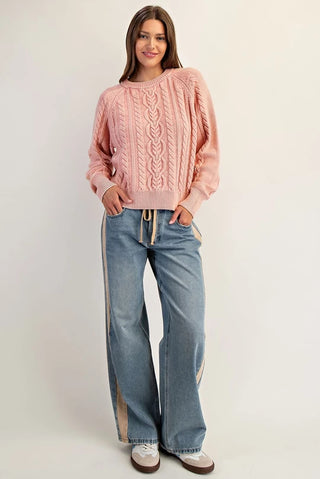 Amber Cable Knit Sweater