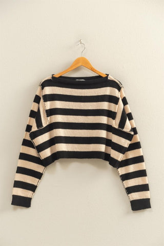 Emerson Striped Boatneck Sweater