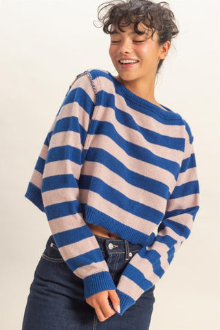 Emerson Striped Boatneck Sweater