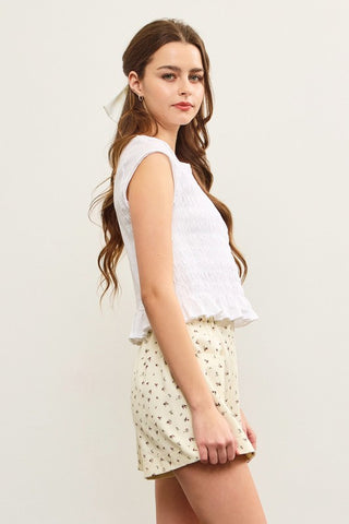 June Smocked Top