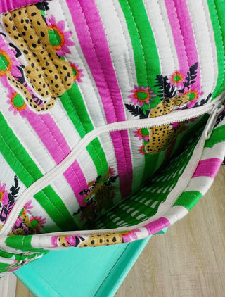 Jaguar Quilted Weekender Bag