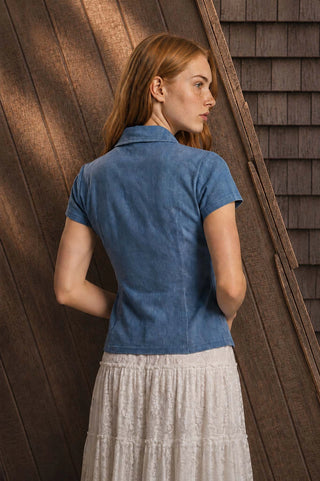 Lucille Denim Top