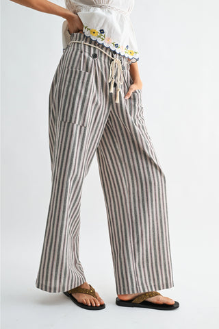 Lorelai Drawstring Linen Pants