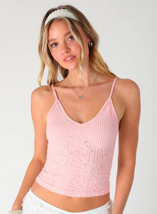 Bela Textured Lace Cami