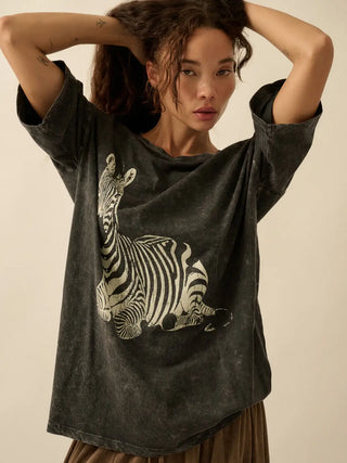 Zebra Vintage Tee