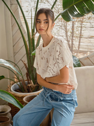 Fleur Lace Tee