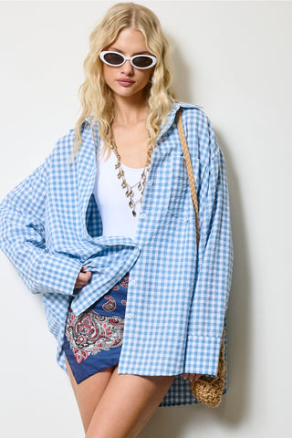 Eden Gingham Button Down