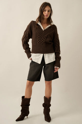 Kai Cable knit Sweater