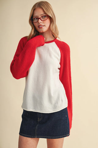 Mira Baseball Sweater
