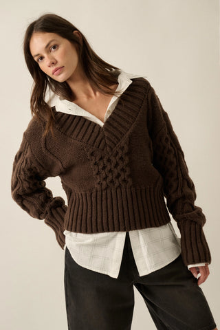 Kai Cable knit Sweater