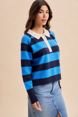 Jane Striped Rugby Sweater