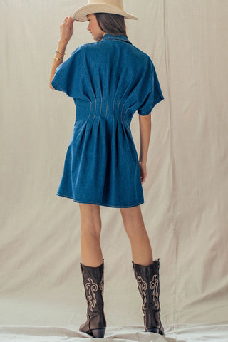 Serena  Denim Shirt Dress