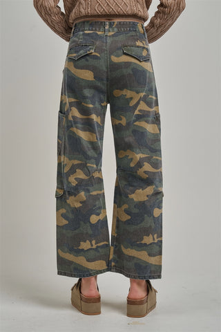 Monica Camouflage Cargo Pants