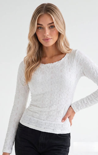 Jess Textured Top