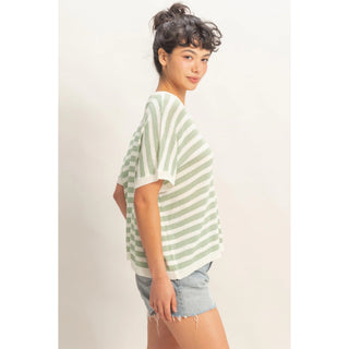 Nina Striped Top