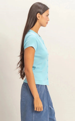 Indie Buttoned Tee