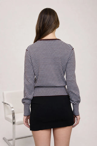Linda Stripe Cardigan