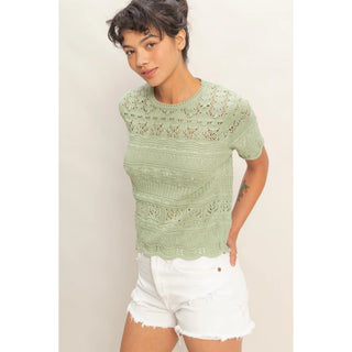 Sage Sweater Top