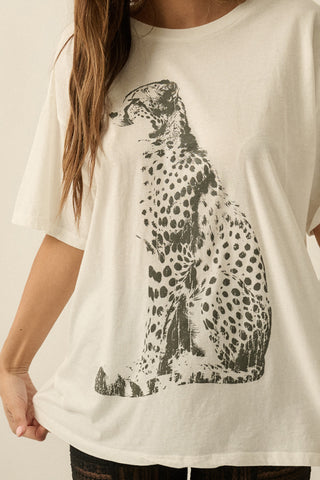 Cheetah Vintage Tee