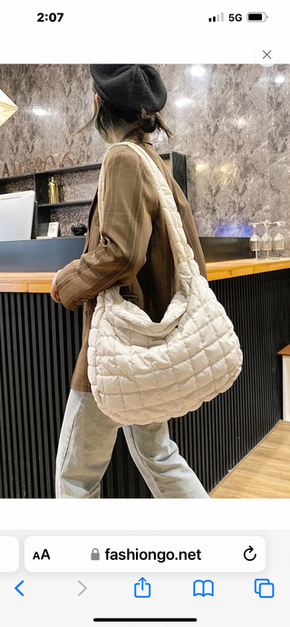 Quilted Carryall Bag
