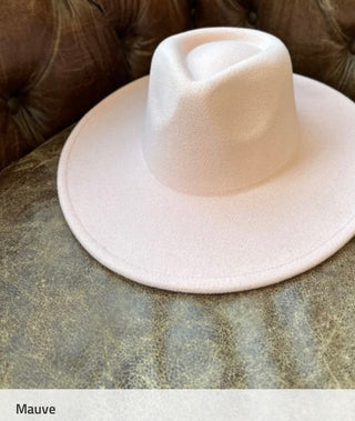 Felt Flat Brim Rancher Hat