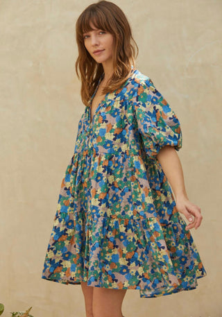 Blossoms Blooming Floral Dress